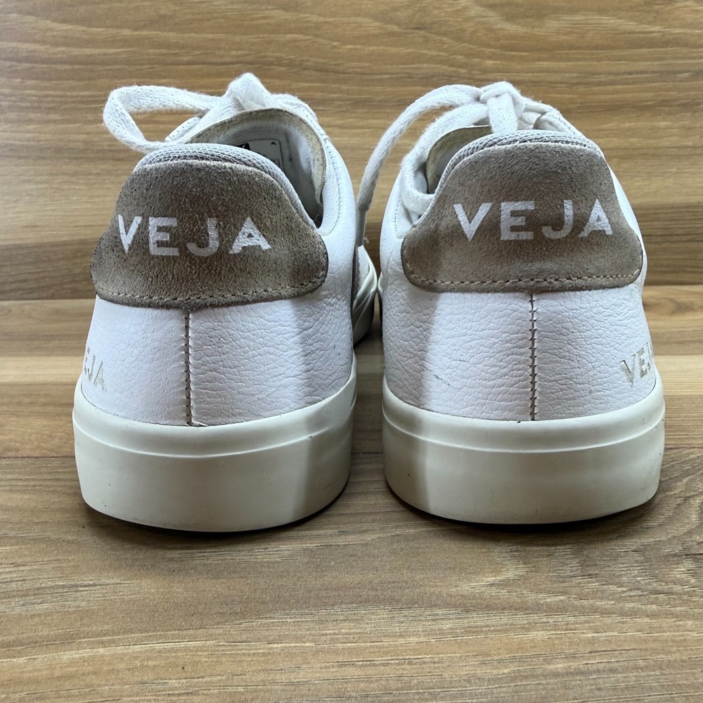 VEJA Camo White Low Top Sneakers Womens 7 EU 38 Walking Casual Shoes - Picture 7 of 11